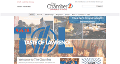Desktop Screenshot of lawrencechamber.com